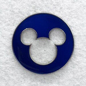 🔮 5/$25 Disney Mickey Mouse Icon Blue Cutout Pin